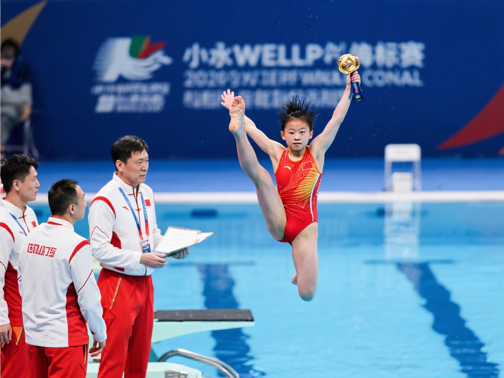 跳水世界杯总决赛女子10米台，全红婵精彩表现集锦